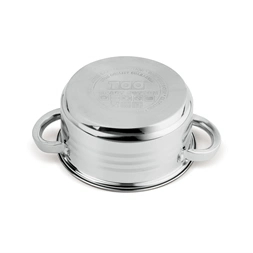 TOO LP-7172 prémium rozsdamentes 6 darabos edénykészlet, 2,3 liter+4,2 liter+5,8 liter fazék/lábas+fedők