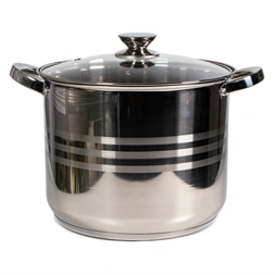 TOO LP-7173-11L prémium rozsdamentes edény 11,1 liter fazék/lábas+fedő 26 x 21cm