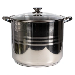 TOO LP-7173-17,5L prémium rozsdamentes edény 17,5 liter fazék/lábas+fedő 30 x 25cm