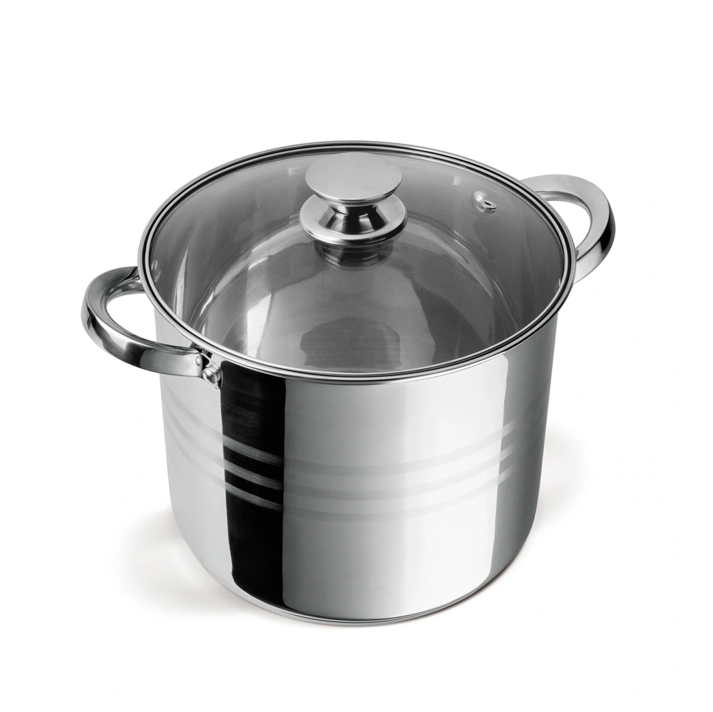 TOO LP-7173 prémium rozsdamentes 6 darabos edénykészlet, 9 liter+11,1 liter+17,5 liter fazék/lábas+fedők