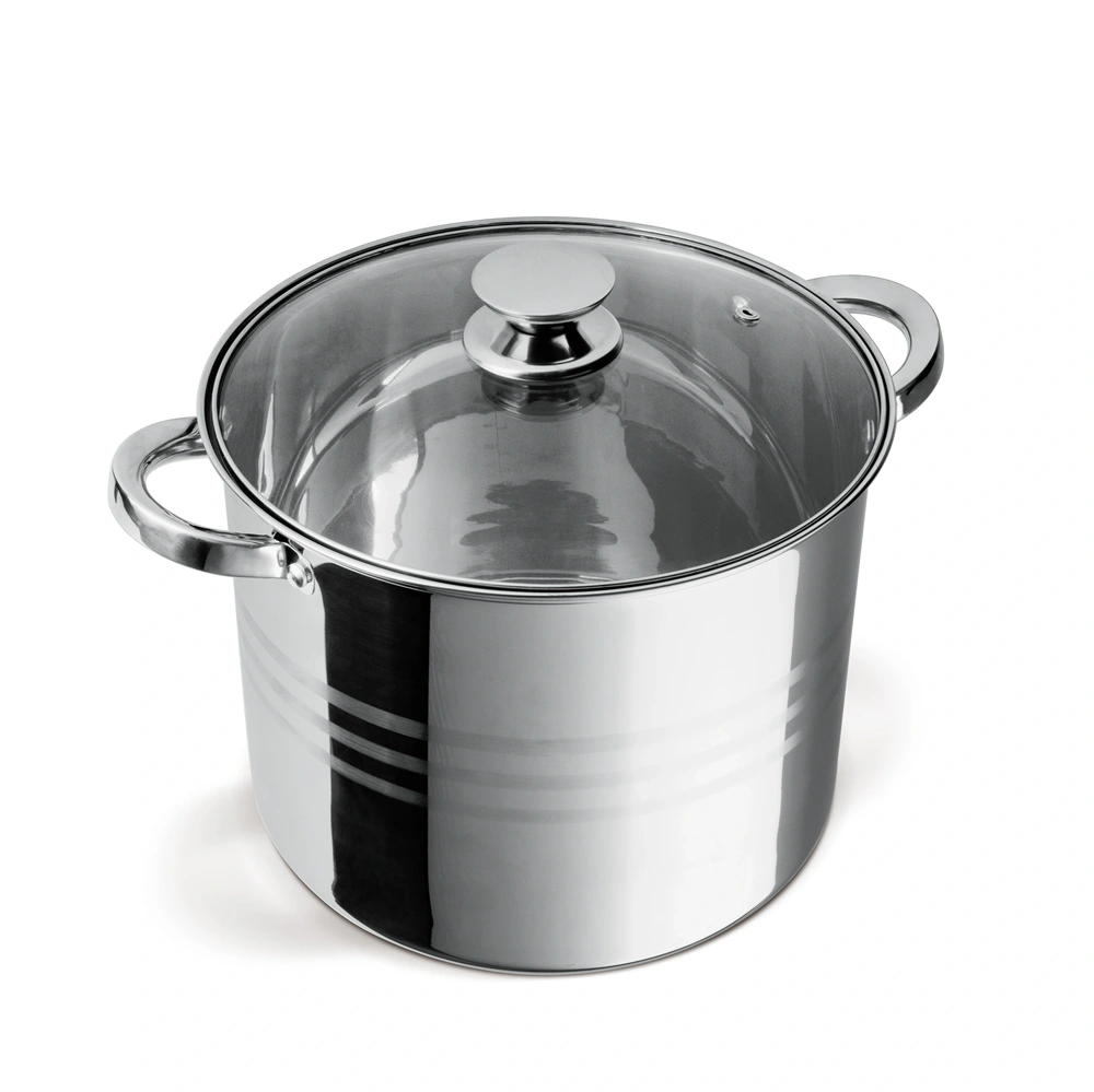 TOO LP-7173 prémium rozsdamentes 6 darabos edénykészlet, 9 liter+11,1 liter+17,5 liter fazék/lábas+fedők