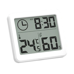 TOO WS-301-W hőmérséklet és páratartalom kijelzéssel fehér időjárás állomás