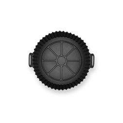 TOO kerek szilikon forma forrólevegős sütőhöz (air fryer) 20cm átmérő 5cm magasság, szürke, fekete vagy piros SL-3250