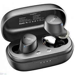 TOZO Agile Dots True Wireless Bluetooth fekete fülhallgató
