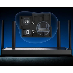 TP-Link Archer BE230 BE3600 fekete kétsávos Wi-Fi 7 router