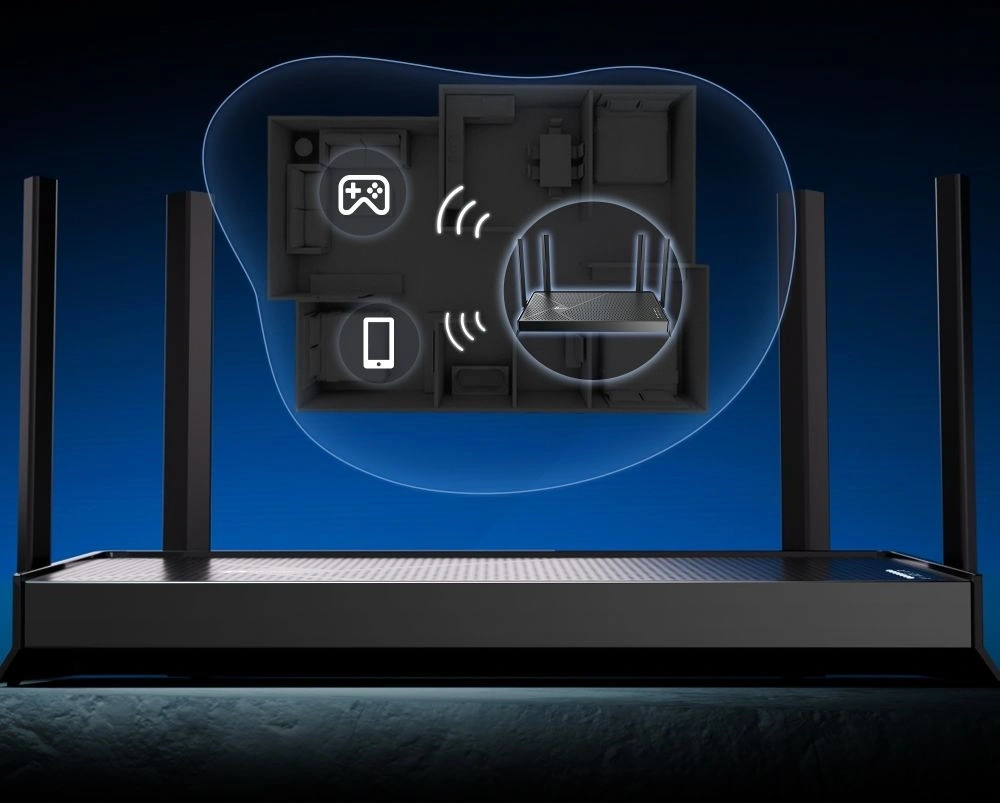 TP-Link Archer BE230 BE3600 fekete kétsávos Wi-Fi 7 router