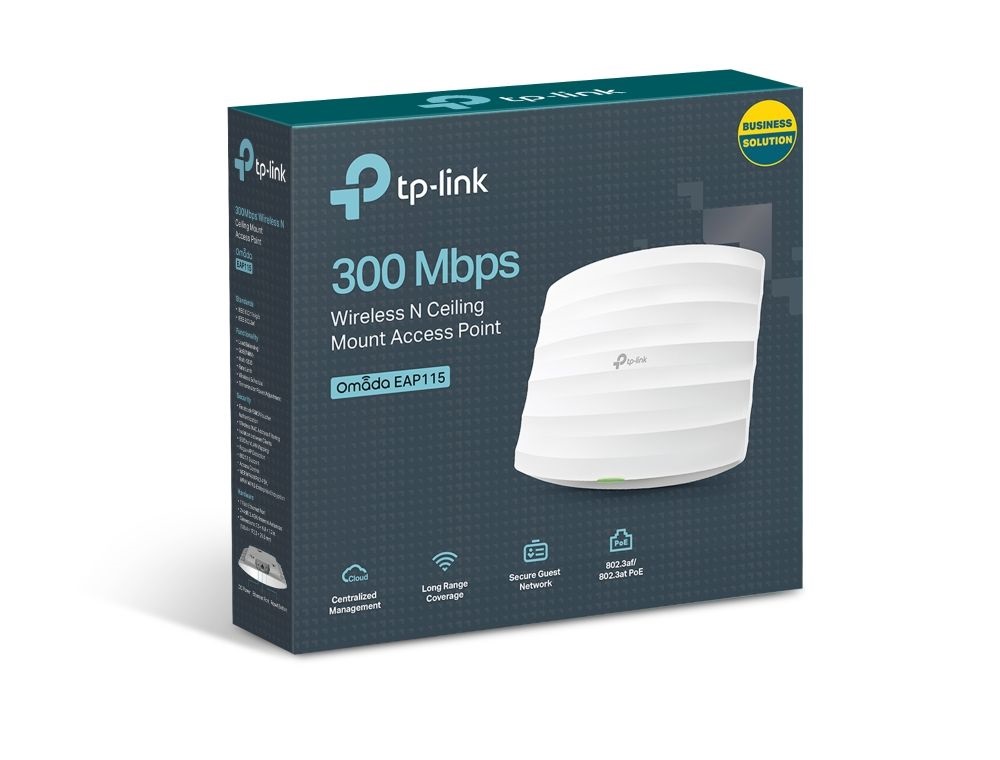TP-Link EAP115 N300 Vezeték nélküli beltéri Access Point