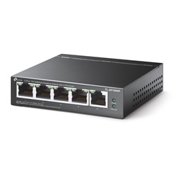 TP-Link TL-SF1005P 5x10/100Mbps LAN port 4xPoE nem menedzelhető asztali switch