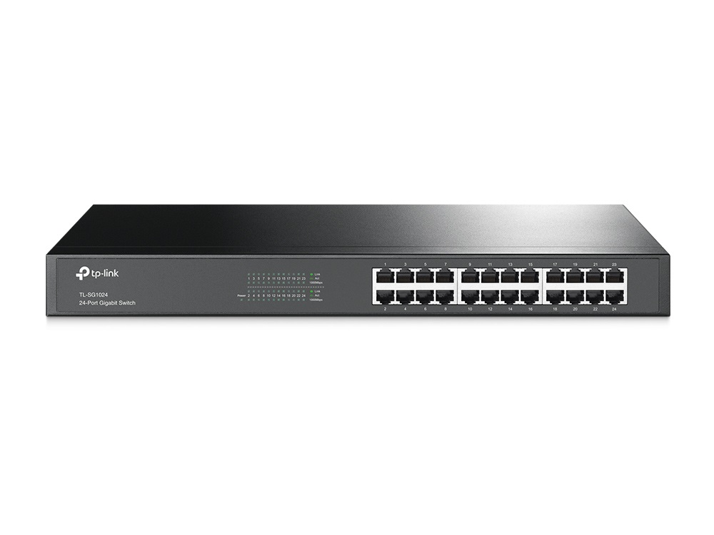 TP-Link TL-SG1024 24 LAN 10/100/1000Mbps nem menedzselhető rack switch