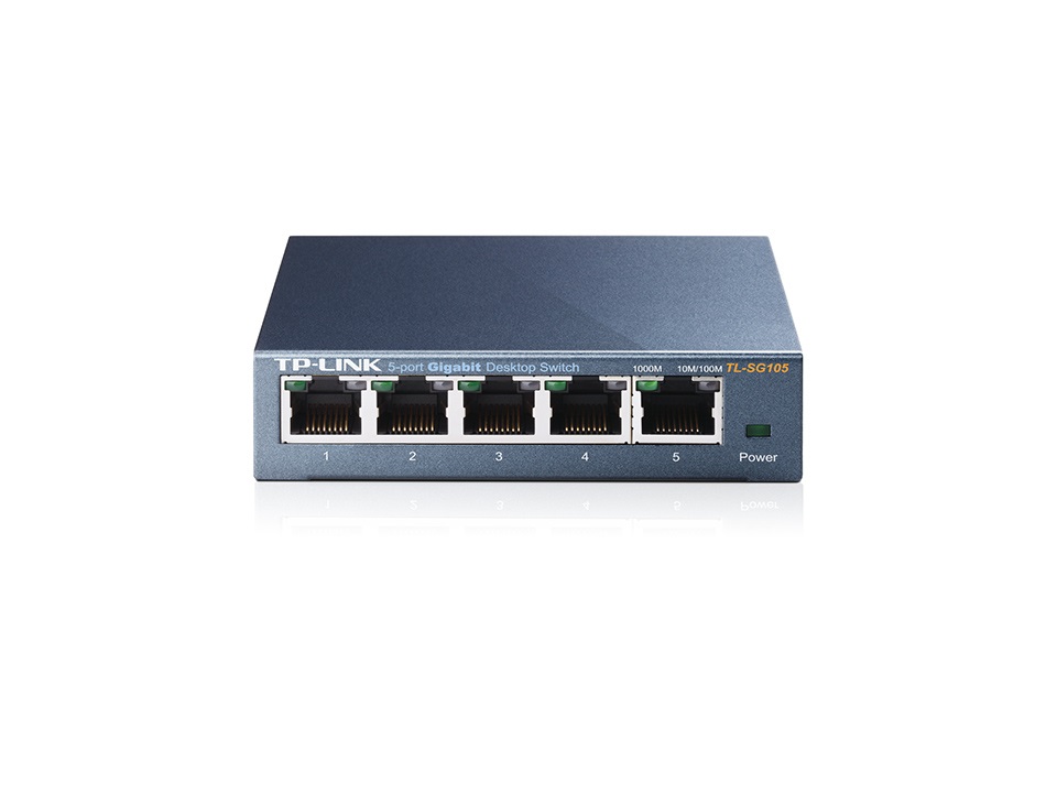 TP-Link TL-SG105 5port 10/100/1000Mbps LAN nem menedzselhető asztali Switch