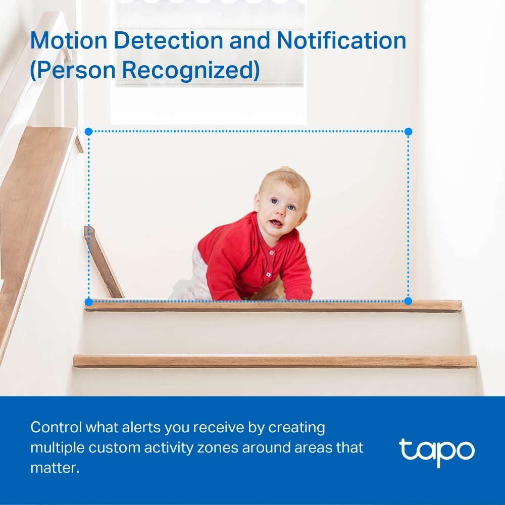 TP-Link Tapo C200P2 Otthoni biztonsági 1080p Full HD Wi-Fi IP kamera 2 db/csomag