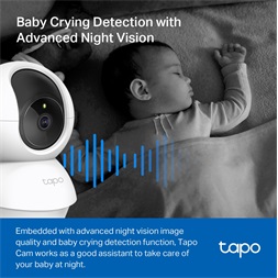 TP-Link Tapo C200P2 Otthoni biztonsági 1080p Full HD Wi-Fi IP kamera 2 db/csomag