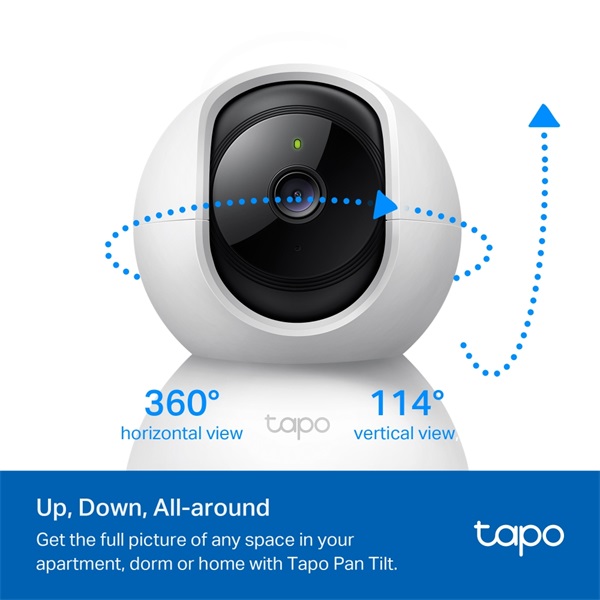 TP-Link Tapo C200P2 Otthoni biztonsági 1080p Full HD Wi-Fi IP kamera 2 db/csomag