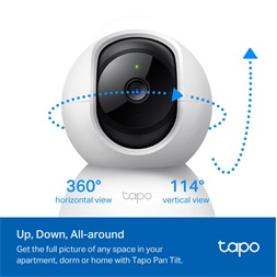 TP-Link Tapo C200P2 Otthoni biztonsági 1080p Full HD Wi-Fi IP kamera 2 db/csomag