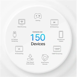 TP-LINK Deco X50-5G(1-pack) AX3000 5G otthoni mesh fehér Wi-Fi 6 router