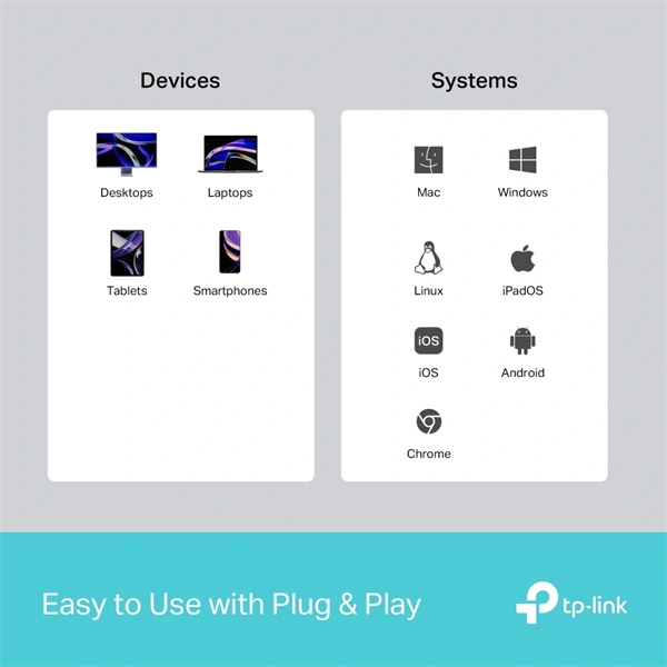 TP-LINK UH3020C 3in1 Hub USB-C csatlakozással