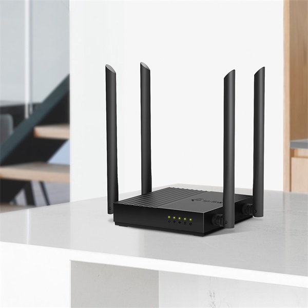 TP-Link Archer A64 AC1200 fekete vezeték nélküli MU-MIMO Wi-Fi router