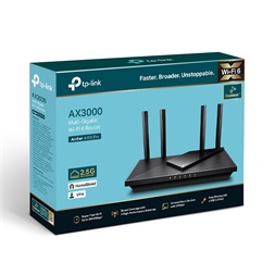 TP-Link Archer AX55 Pro AX3000 Wi-Fi 6 802.11ax Vezeték nélküli Multi-Gigabit Router