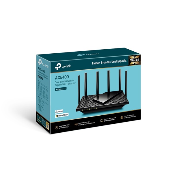 TP-Link Archer AX72 AX5400 Wi-Fi 6 802.11ax Dual-Band Vezeték nélküli Gigabit Router