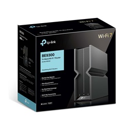 TP-Link Archer BE550 BE9300 fekete háromsávos Wi-Fi 7 router