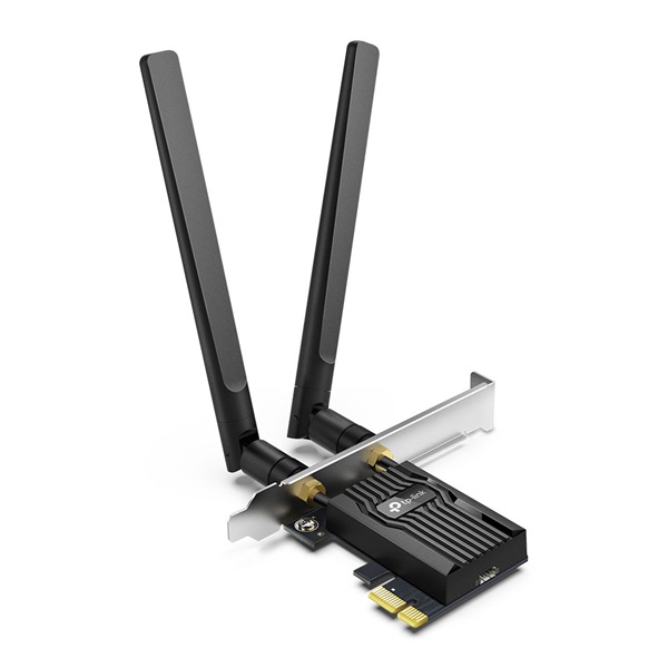 TP-Link Archer TX55E AX3000 Wi-Fi 6 Bluetooth 5.2 PCIe fekete adapter