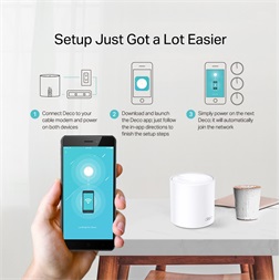 TP-Link DECO X20 AX1800 Whole Home Mesh Wi-Fi 6 802.11ax vezeték nélküli rendszer (3db-os)