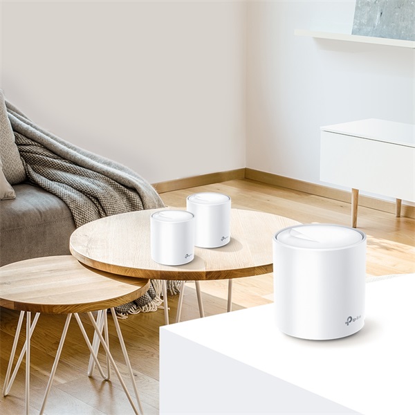 TP-Link Deco X60(2-pack, 3.2) AX3000 Egész Otthont Lefedő Mesh Wi-Fi 6 rendszer (2db) -R