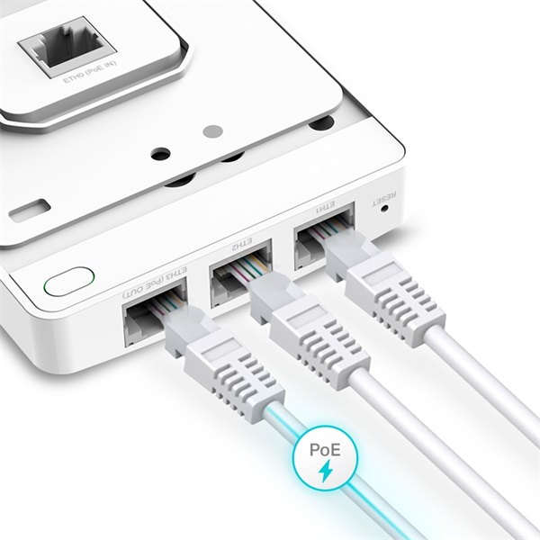 TP-Link EAP615-Wall AX1800 Dual-Band Wi-Fi 6 fali Vezeték nélküli Gigabit Access Point