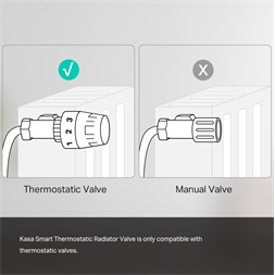 TP-Link KE100 KIT Kasa fehér okos termosztát radiátorszelep és HUB - R