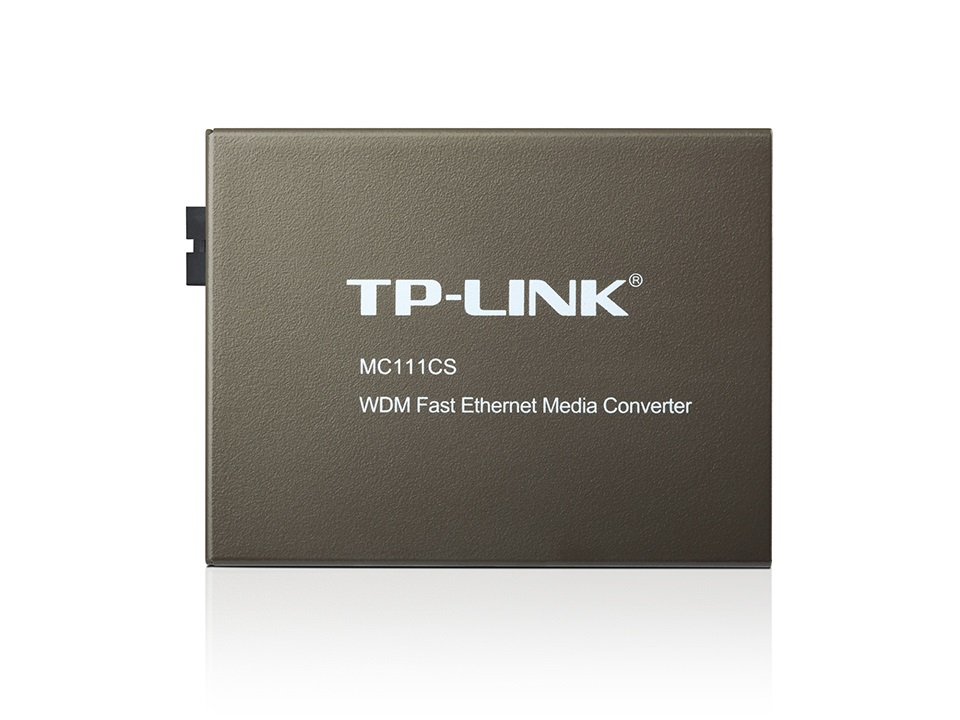 TP-Link MC111CS 100Mbps optikai (UTP-SC) média konverter