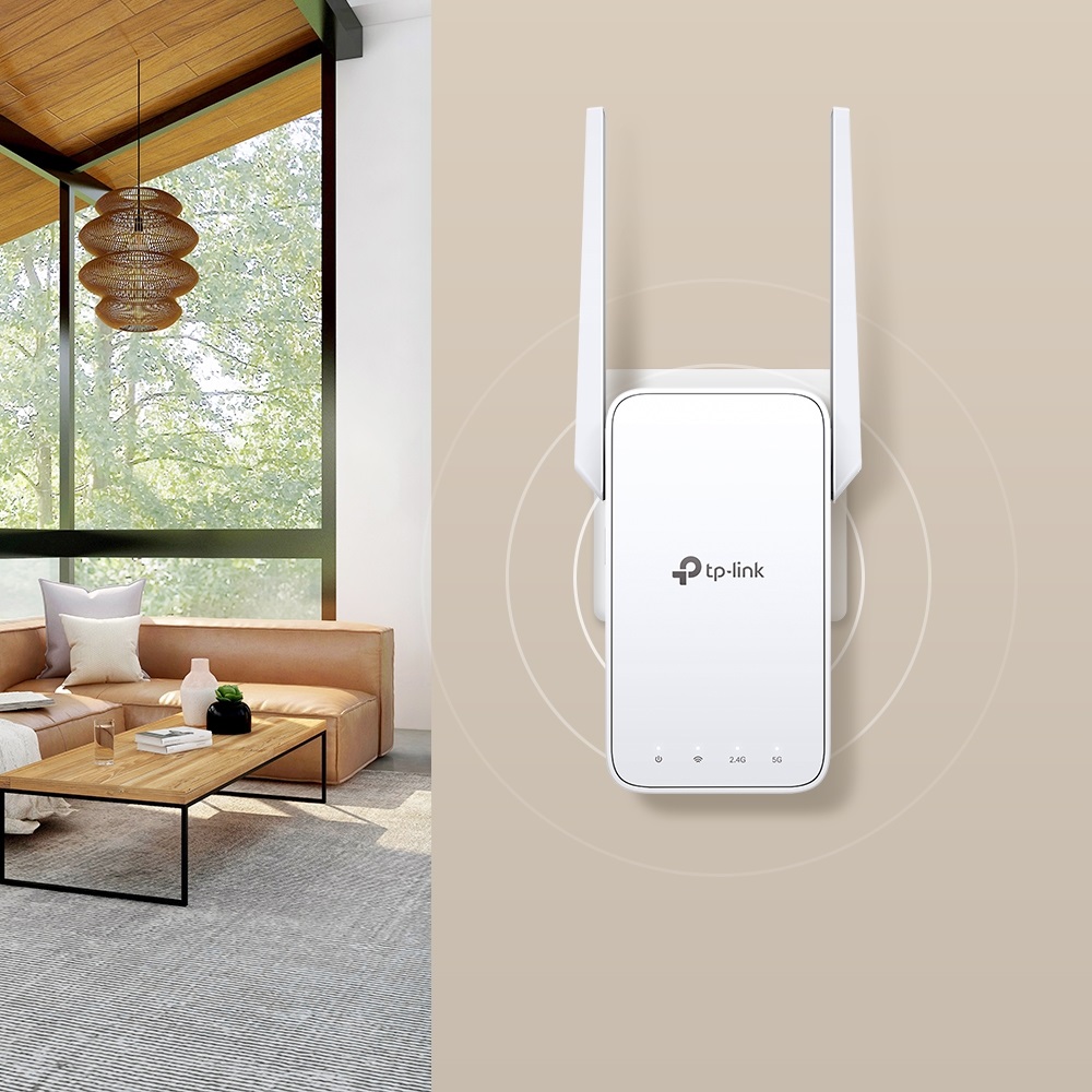 TP-Link RE315 AC1200 Mesh Wi-Fi tartomány bővítő, hatótávnövelő