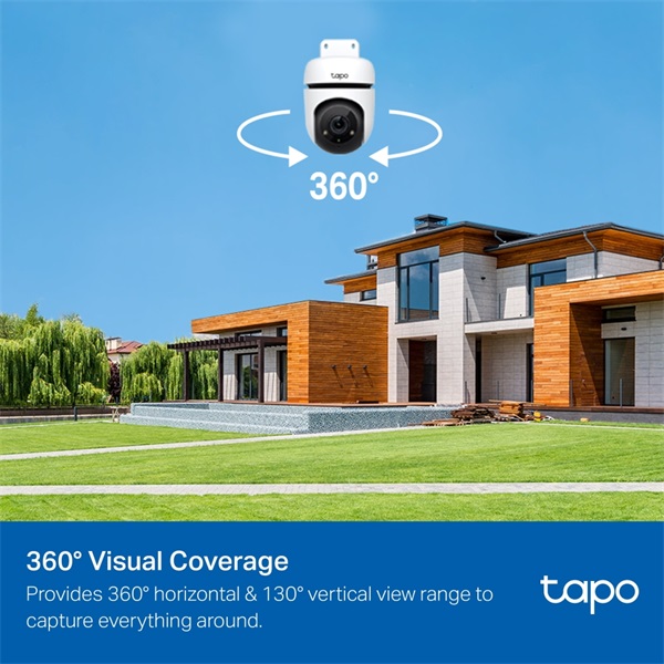 TP-Link TC40 FullHD IP65 Night Vision fehér kültéri biztonsági Wi-Fi kamera -R