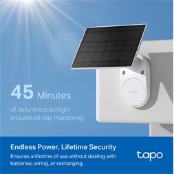 TP-Link TC85 KIT vezeték nélküli napelemes fehér biztonsági kamera szett -R