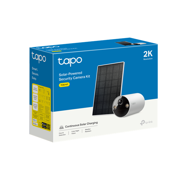 TP-Link TC85 KIT vezeték nélküli napelemes fehér biztonsági kamera szett -R
