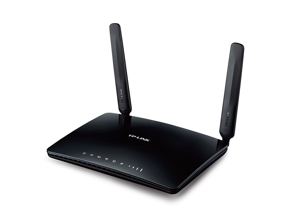 TP-Link TL-MR6400 4G LTE vezeték nélküli fekete router