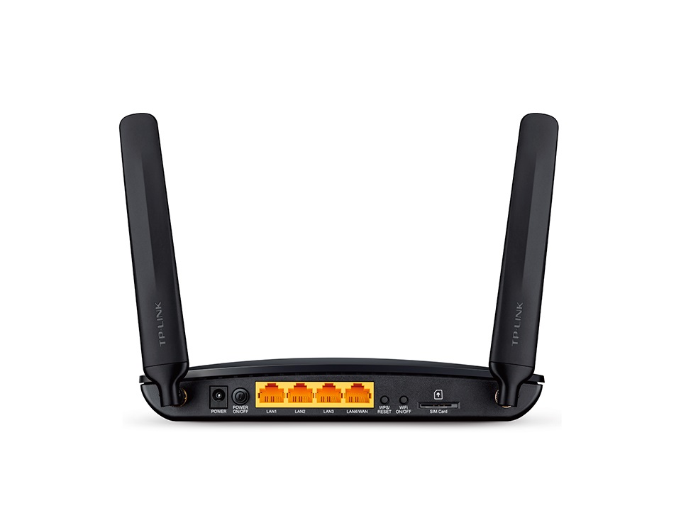 TP-Link TL-MR6400 4G LTE vezeték nélküli fekete router