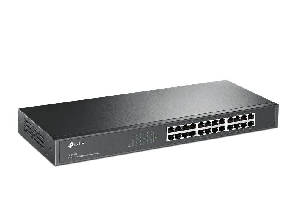 TP-Link TL-SF1024 24 LAN 10/100Mbps nem menedzselhető rack switch