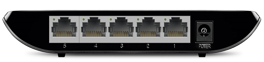 TP-Link TL-SG1005D 5portos 10/100/1000Mbps nem menedzselhető fekete asztali switch