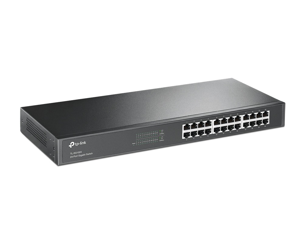 TP-Link TL-SG1024 24 LAN 10/100/1000Mbps nem menedzselhető rack switch