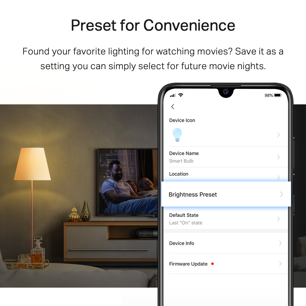 TP-Link Tapo L510E szabályozható okos Wi-Fi izzó