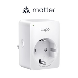 TP-Link Tapo P110M Mini fehér Wi-Fi-s okos konnektor, erőforrásfigyelő
