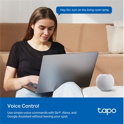 TP-Link Tapo P110M Mini fehér Wi-Fi-s okos konnektor, erőforrásfigyelő