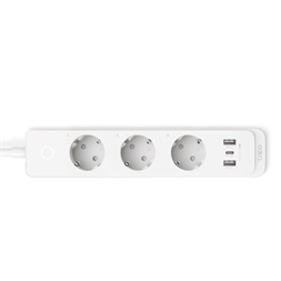 TP-Link Tapo P300 2db USB-A/1db USB-C fehér okos Wi-Fi-s túlfeszültségvédő hosszabbító