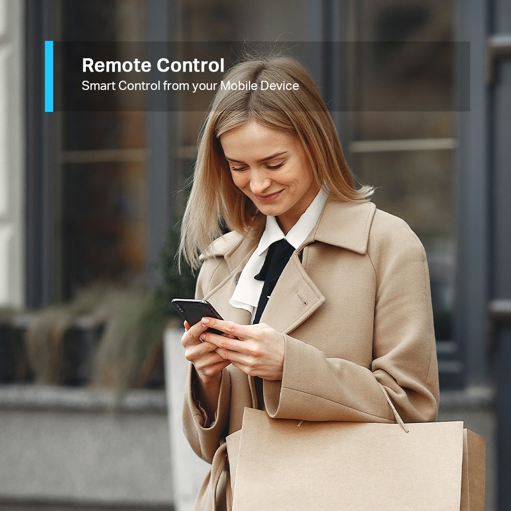 TP-Link Tapo P300 2db USB-A/1db USB-C fehér okos Wi-Fi-s túlfeszültségvédő hosszabbító