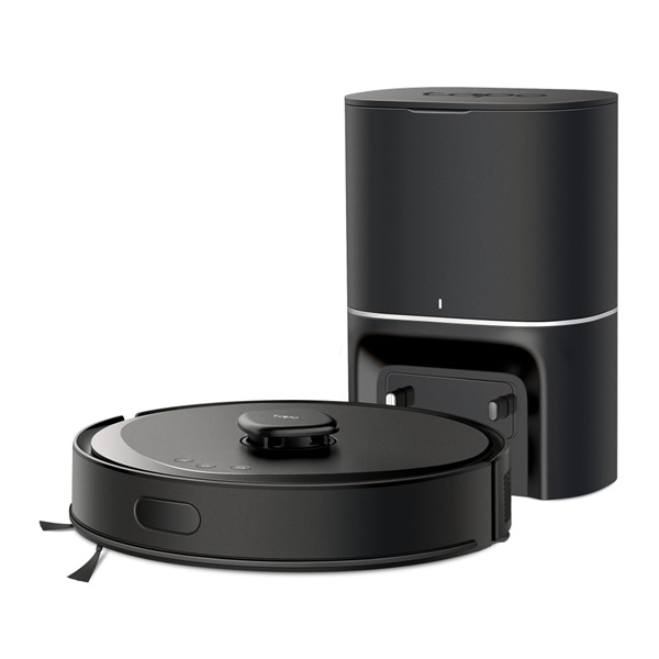 TP-Link Tapo RV30 Max Plus fekete robotporszívó és felmosó automata töltő, üritő dokkolóval - R