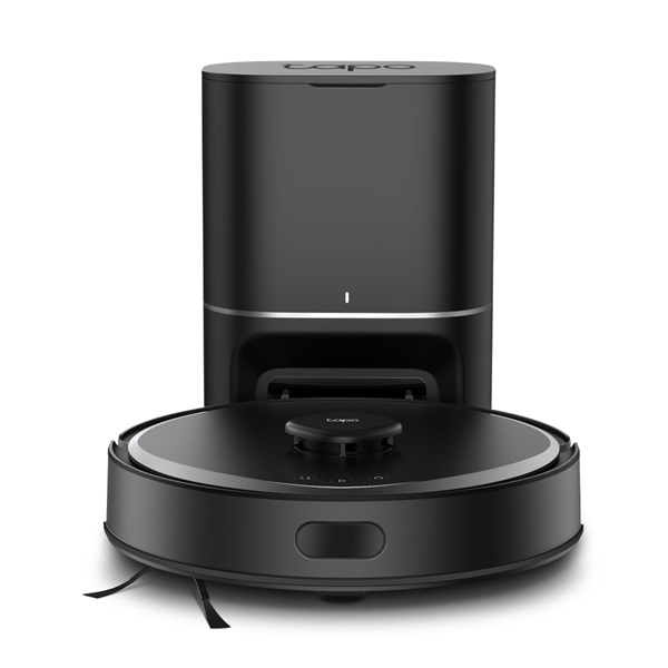 TP-Link Tapo RV30 Max Plus fekete robotporszívó és felmosó automata töltő, üritő dokkolóval - R