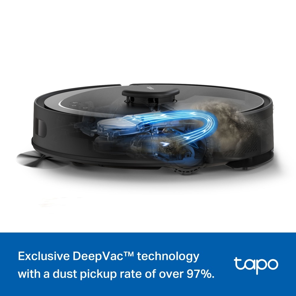 TP-Link Tapo RV30 Max fekete robotporszívó és felmosó - R
