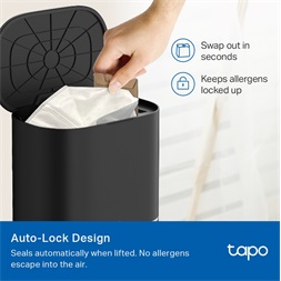 TP-Link Tapo RVA202 egyszer használatos 3L porzsák Tapo robotporszívóhoz 5db - R