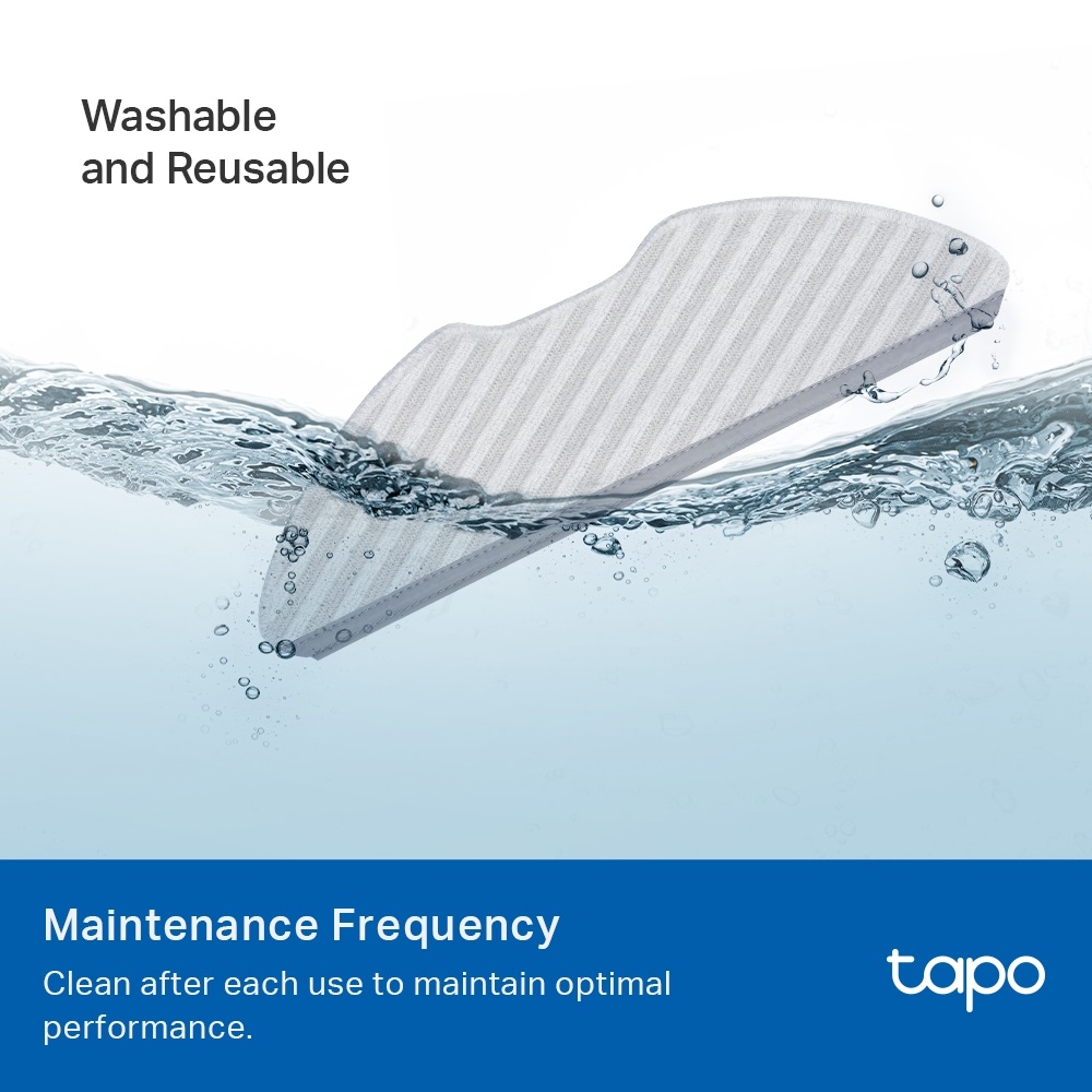 TP-Link Tapo RVA300 mosható felmosókendő Tapo robotporszívóhoz 3db - R