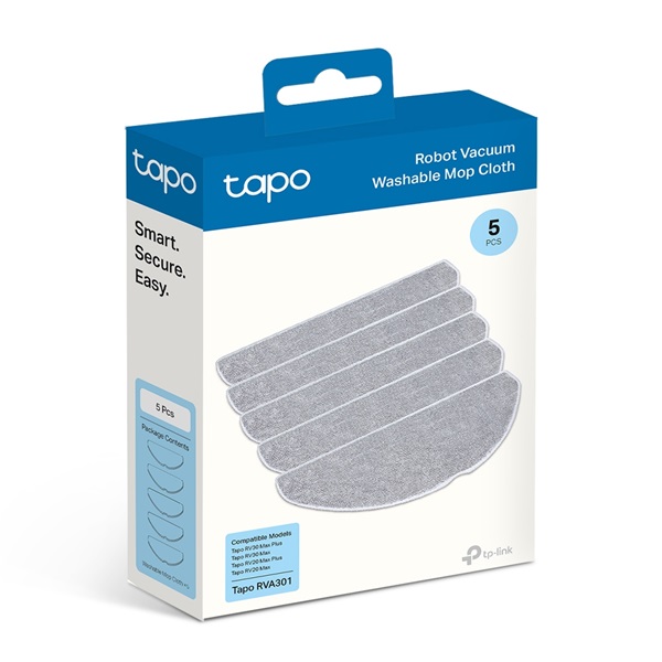 TP-Link Tapo RVA301 mosható felmosókendő Tapo robotporszívóhoz 5db - R